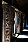 Myanmar - Mandalay, Shwenandaw Kyaung (the Golden Palace) a wonderful example of the Burmese unique teak architecture and wood-carving art. 